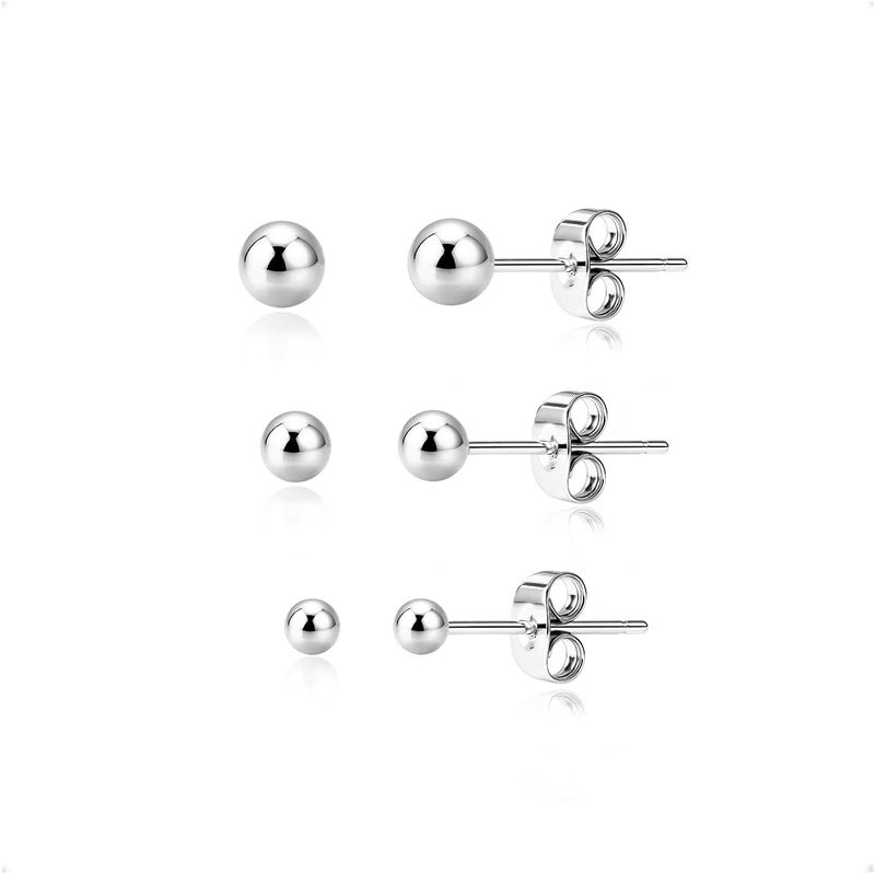 IMBOS Pearl Earrings 14k Gold Plated Daisy Flower Stud Earrings for Women Ball Stud Flat Back Earring Hypoallergenic Statement Earring Trendy Jewelry Gift for Women - Image 1